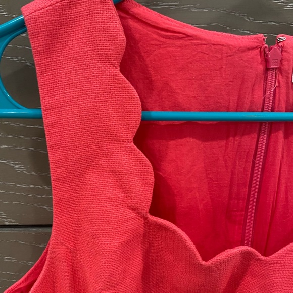 Jcrew fitted dress. Hot pink. Size 2 - Picture 4 of 5